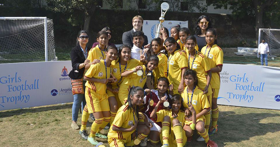 Sudeva-Sonalika-UN Girls Football Trophy