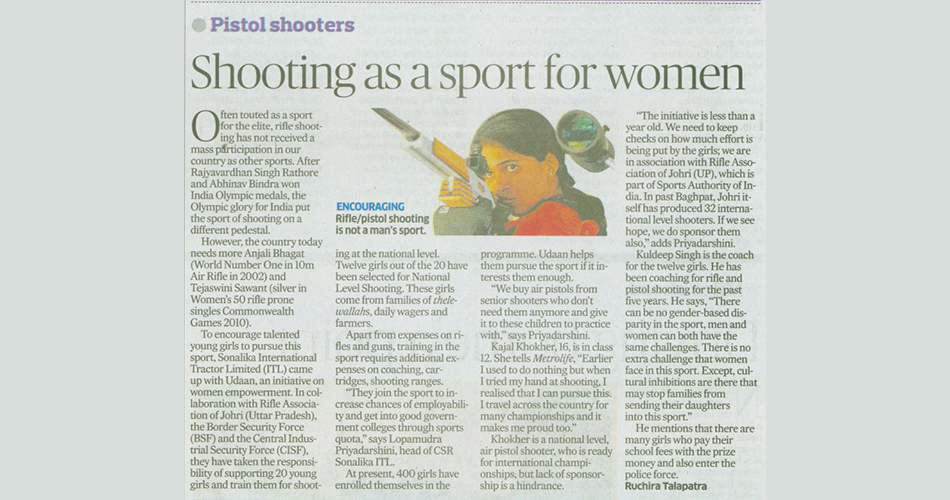 Shooting as a sport for women